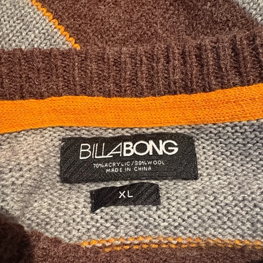 Billabong Men's XL Wool Blend Sweater Striped